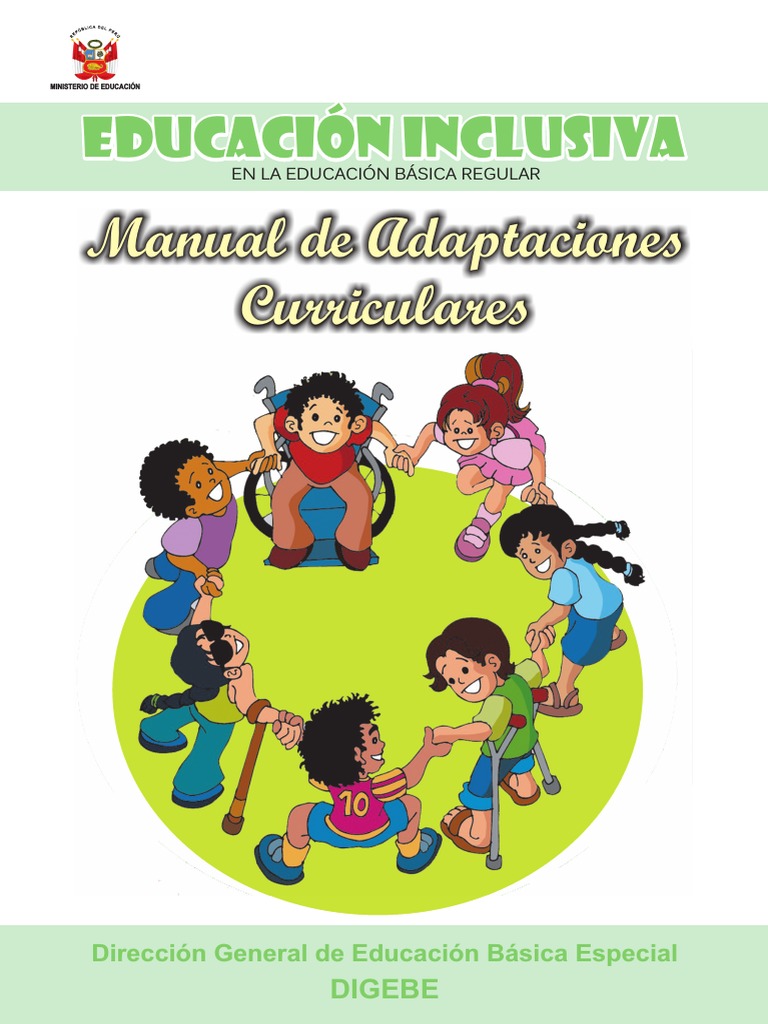 Manual de Adaptaciones Curriculares | PDF | Plan de estudios | Invalidez