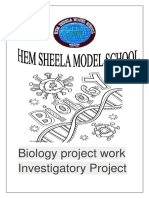 Biology Project Work Investigatory Projec1