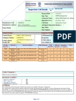 Inspection Call Details: CIP Final Inspection Alstom T&D (India) LTD., Kolkat