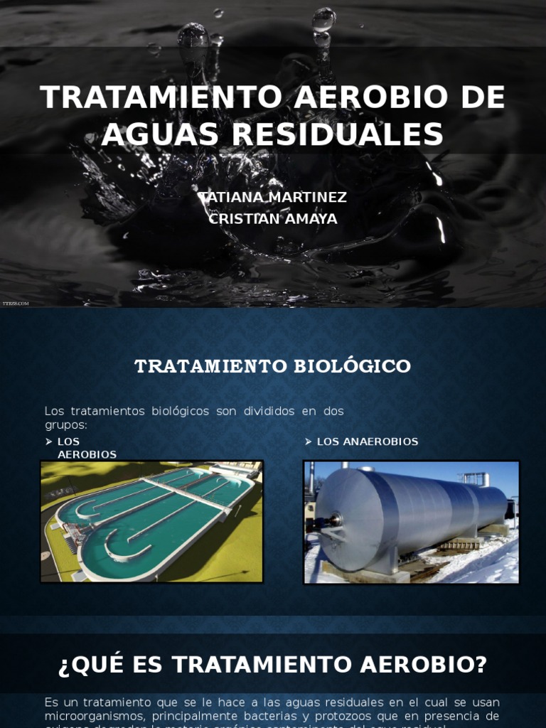Tratamiento Aerobio | Aguas residuales | Agua