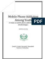Mobile Phone Addiction Among Youth