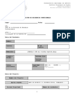 Solicitud de Residencias Profesionales