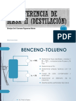 Transferencia de Masa II (Destilación)