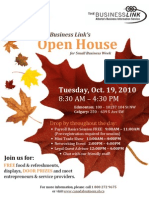 TBL Open House Poster Oct 19 2010