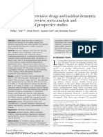 Diuretic Antihypertensive Drugs and Incident Dementia Risk: A Systematic Review, Meta-Analysis and Meta-Regression of Prospective Studies