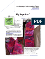 Slip Slope Scarf: A Designingvashti Crochet Project