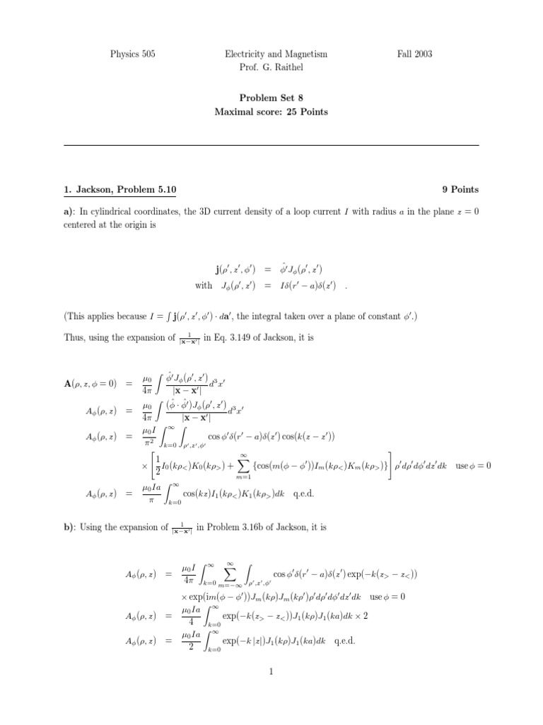 , z, φ φ J, z, z − a) δ (z PDF Green's Function Teaching Mathematics