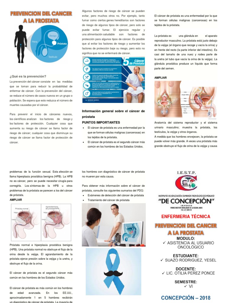 cancer de prostata medidas preventivas