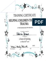 VPB Cert Helping Child Trauma