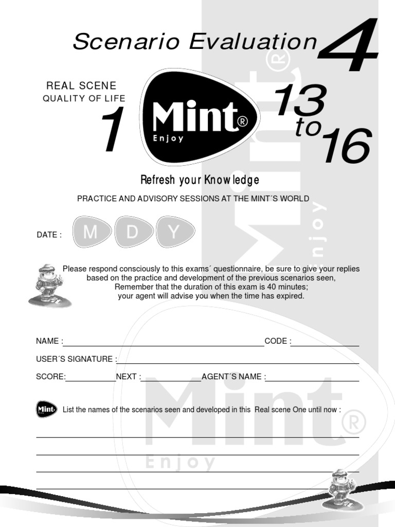 Scenario Evaluation M M D D Y Y PDF Onomastics Grammar