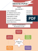 Proses Industri Kimia Pupuk