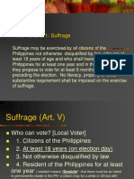 Philippine Voter Qualifications and Residency Requirements