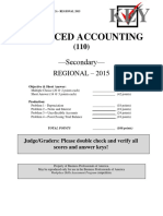 110 S Advanced Accounting R 2015 Key