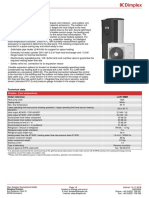 Dimplex Heat Pump Law9imr - Tehnical Data PDF