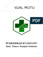 Manual Mutu Puskesmas Kuanfatu