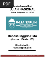 Pembahasan UN SMA 2013