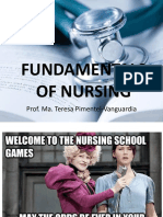 Fundamentals of Nursing: Prof. Ma. Teresa Pimentel-Vanguardia