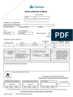 Resolucion de Licencia Medica PDF