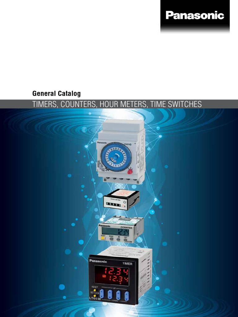 Timers, Counters, Hour Meters, Time Switches: General Catalog | PDF ...