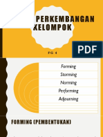 Tahap Perkembangan Kelompok