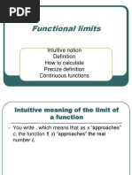 Limits and Related Topics