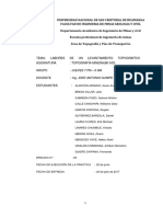 Levantamiento topográfico de una galería minera