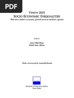 VISION 2025 Socioeconomic Inequalites-Why Does India’s Economic Growth Need an Inclusive Agenda