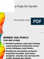 Hormat Pada Diri Sendiri 