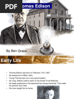 Thomas Edison: by Ben Grace