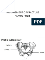 Tugas Ortho Management of Fracture Ramus Pubis