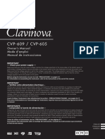 Clavinova CVP-609, CVP-605