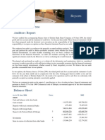 Auditors Report: Financial Result 2005-2006