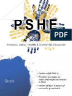 PSHE Lesson 1 - Introduction