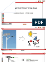 Penerangan Jalan Umum Tenaga Surya: I MADE MANDALIKA (17702251001)