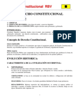 Evolucion Historica Del Derecho Constitucional