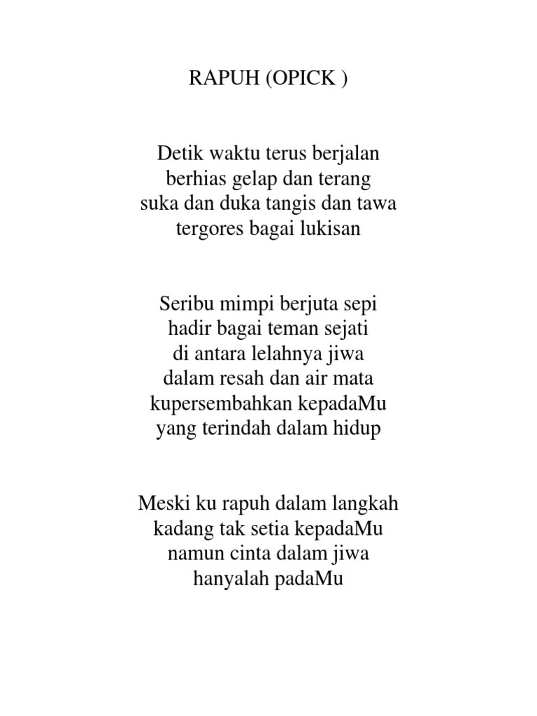 Rapuh Pdf