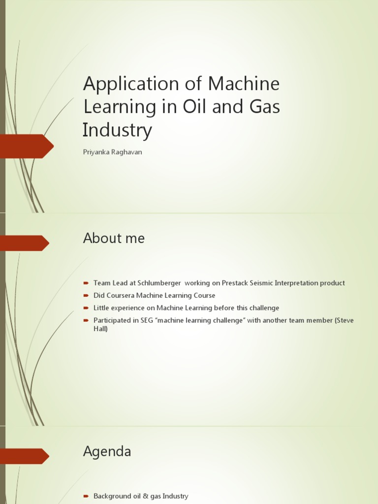 Machine Learning in Oil & Gas Analysis | PDF | Cybernetics | Artificial ...