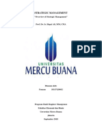 1, SM, Fauzan, Hapzi Ali, Overview of Strategic Management, Universitas Mercu Buana, 2018