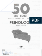 50 de idei pe care trebuie sa le cunosti. Psihologie - Adrian Furnham.pdf