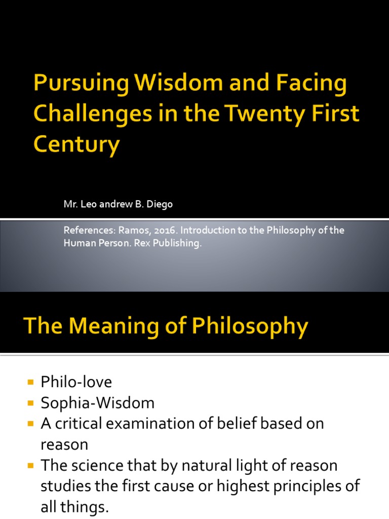 Philo Doing Philosophy