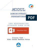 Modul Mengoperasikan Microsoft Powerpoint 20131