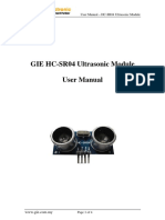 User Manual - HC-SR04 Ultrasonic Module