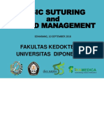 Basic Suturing and Wound Management: Fakultas Kedokteran Universitas Diponegoro