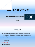 Asistensi Umum Parasitologi 2014