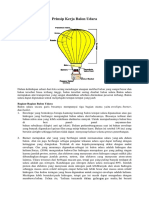 Prinsip Kerja Balon Udara