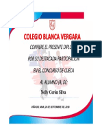 Diploma 2018 Fiestas Patrias