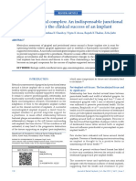 Implanto-Gingival Complex - An Indispensable Junctional Complex For The Clinical Success of An Implant