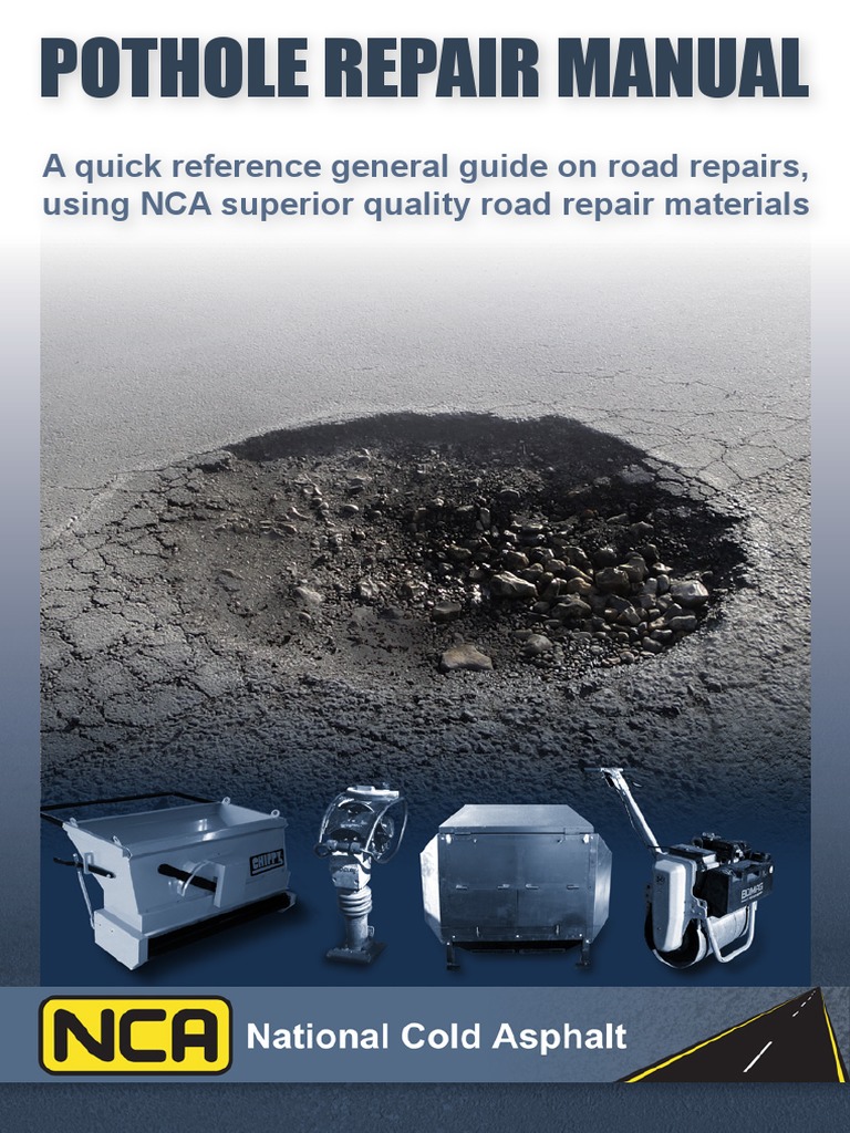 Pothole Repair Techniques Guide | PDF | Road | Road Surface