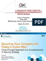 IBM SOLN 3 Prong Approach To Cyber War 3.30.16