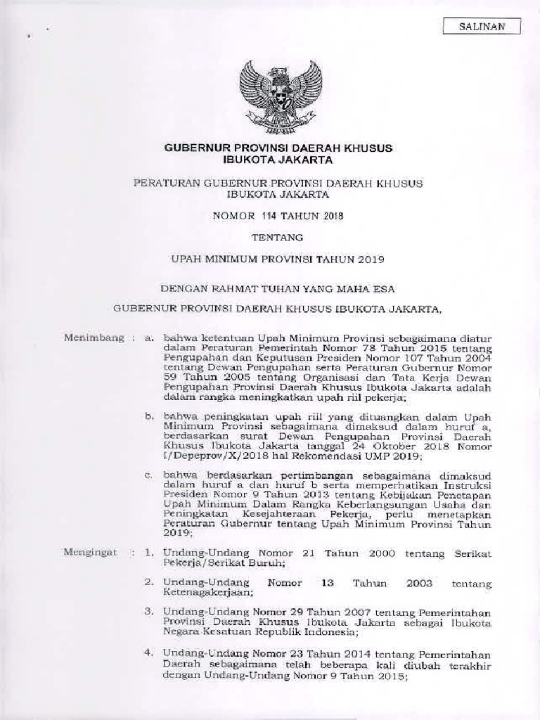 Pergub Dki 114 Thn 2018